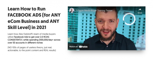 Alex Fedotoff – 7-Figure Media Buyer Training for Facebook