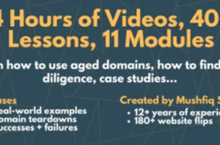 Mushfiq S – The Aged Domains Course